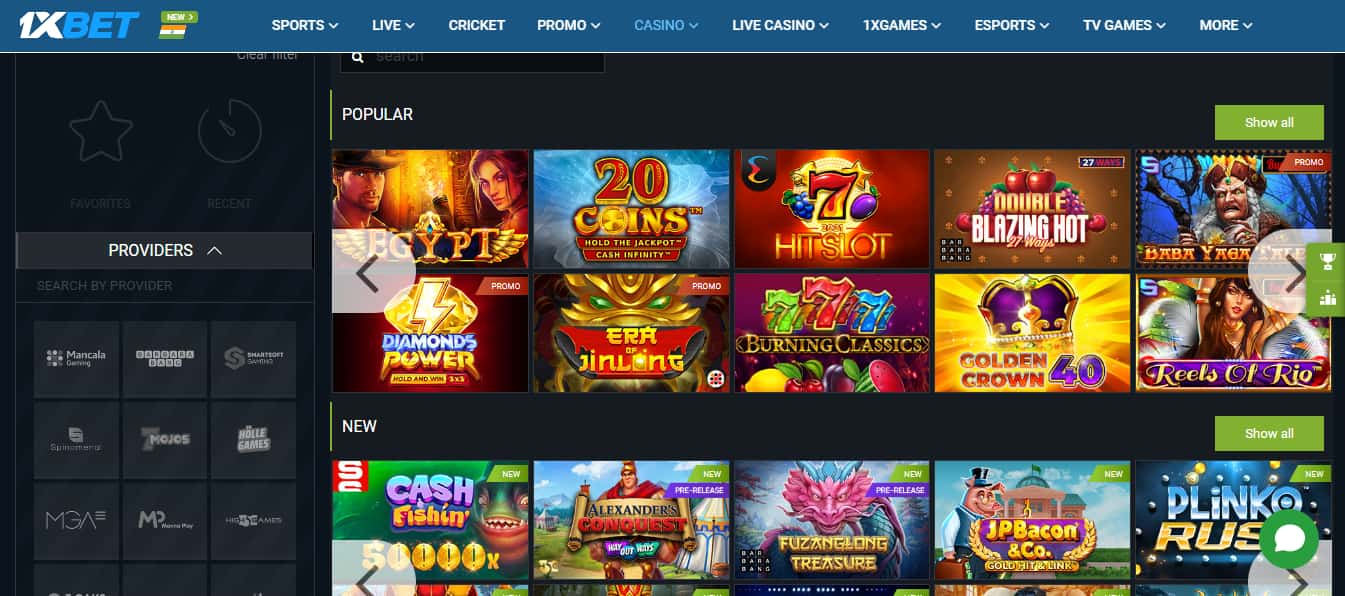 1xBet Casino Review