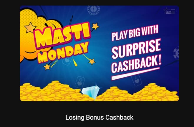 Losing Bonus Cashback (Masti Monday)