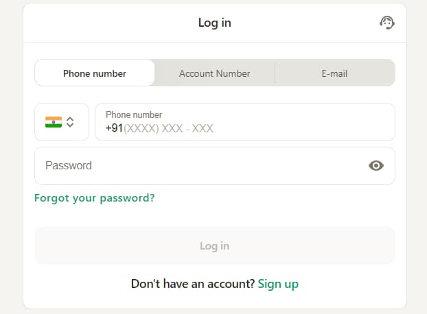 Parimatch Login Process