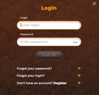 AmunRa Login Steps