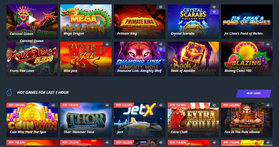 Jet Casino Slot Games