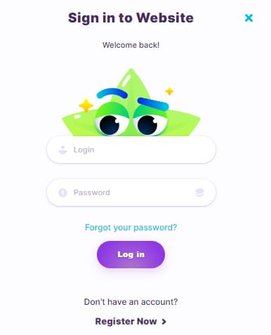 Nomini Login Process