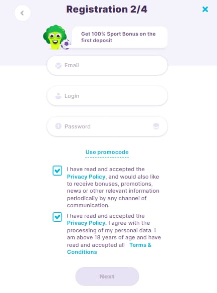 Nomini Registration Process