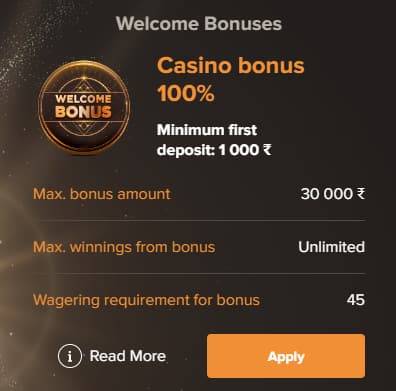 Sol Casino Welcome Bonus