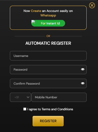 Satbet Registration Steps